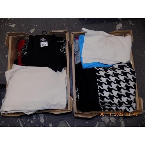 22 - 2 Boxes of Womens Clothing