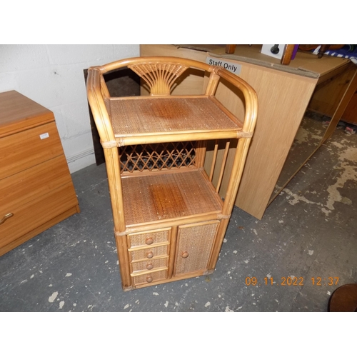 282 - Wicker Bathroom Storge