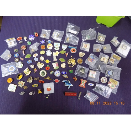 312 - Selection of Pin Badges