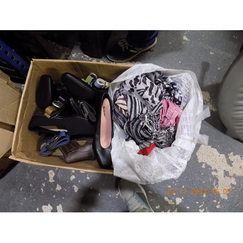 5A - Box of Shoes and Scarves