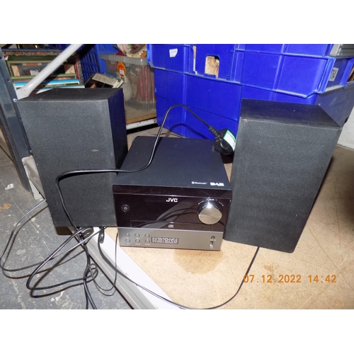 144 - JVC Mini System with Speakers