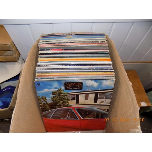 154 - Box of Vinyl LPs