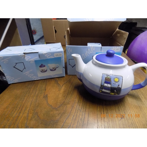 19 - Hanah Teapot, Sugar Bowl and Milk Jug - New
