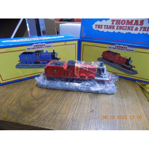 21 - Thomas The Tank Engine Cermaic 'James' & 'Edward' New Boxed