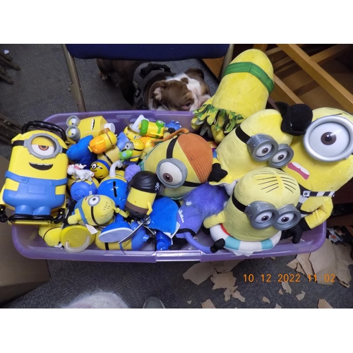 224 - Large Box of Minion Toys