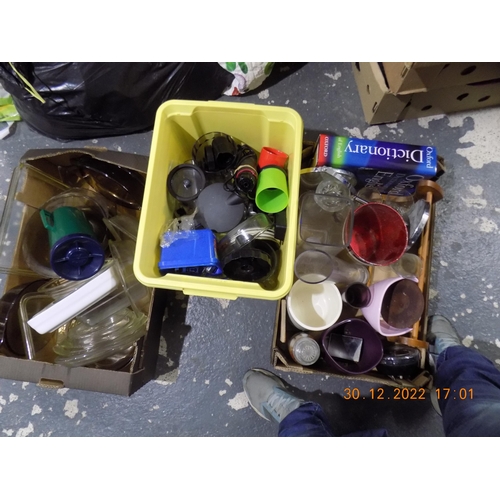 3 Boxes of Kitchenware