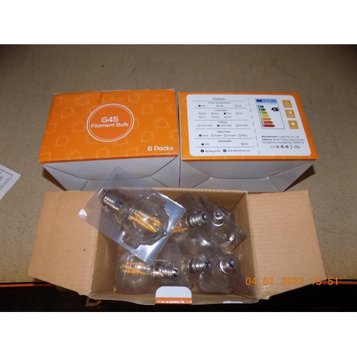 10 - 3 Boxes of G45 Filament Bulbs