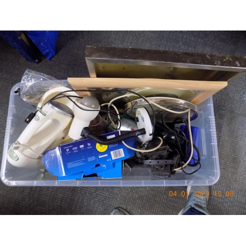 32 - Box of Household Misc. Mainly Electricals