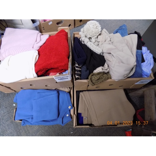 44 - 4 Boxes of Ladies Clothing