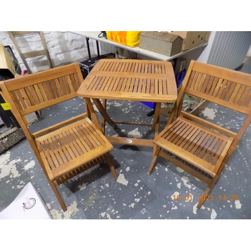 Folding Garden Table and Chairs