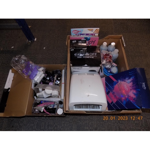 127 - Gel Nail UV Machine and Accessories