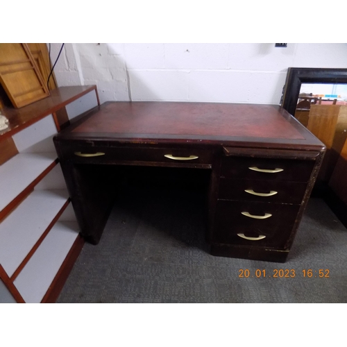 278 - Art Deco Desk and Matching Bookcase