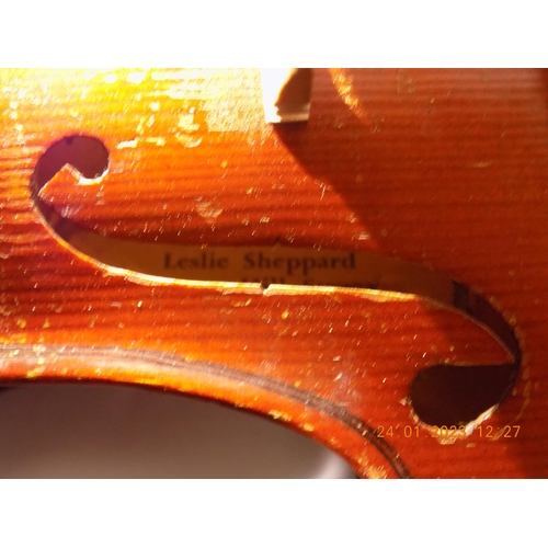 14 - Imported By Leslie Sheppard Violin with Serial Number