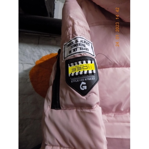 56 - Yibaishun Disney Puffer Jacket Size M