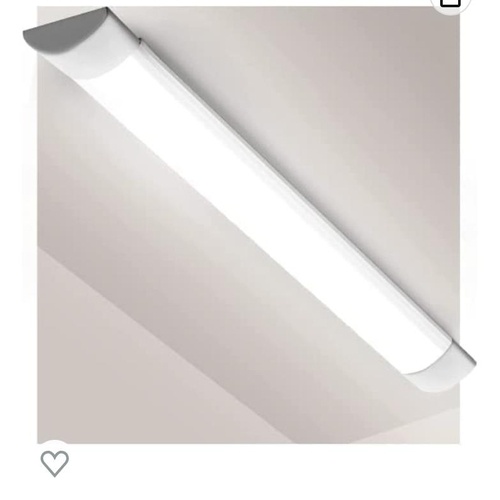 132 - 5 x LED Fluorescent Batten Light Fitting Ceiling 1.2m 4ft 40w RRP £35 each