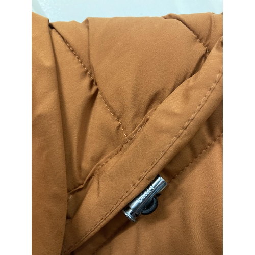 148 - DKNY Coat Rust colour size X1 approx UK 14/16