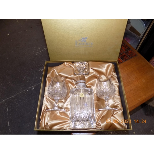 Essence Whiskey Decanter and Glasses Boxed Set