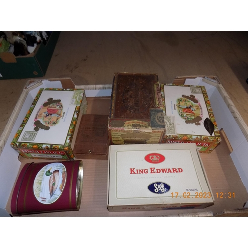 137 - Box of 6 Cigar Boxes