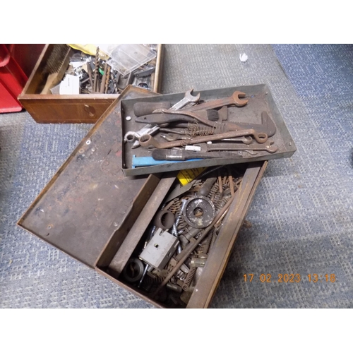 148 - Metal Tool Box with Tools