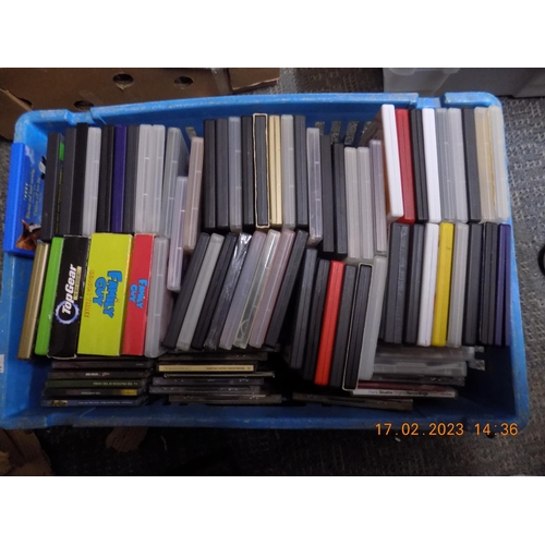 197 - Box of Dvds and Cds