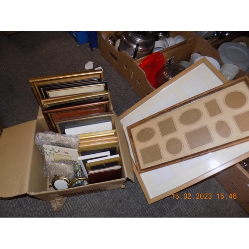 72 - Box of Pictures and Frames