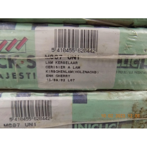 239A - 4 Boxes of Uniclic Flooring Cherry.  1200x190x8mm