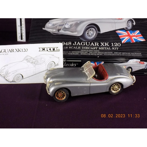 ERTL European Classics 1948 Jaguar 120 1:18 Scale Diecast Metal Kit