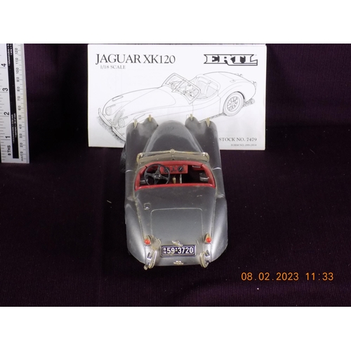 ERTL European Classics 1948 Jaguar 120 1:18 Scale Diecast Metal Kit