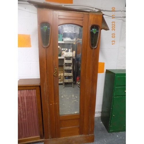 284 - Vintage Arts and Craft Wardrobe