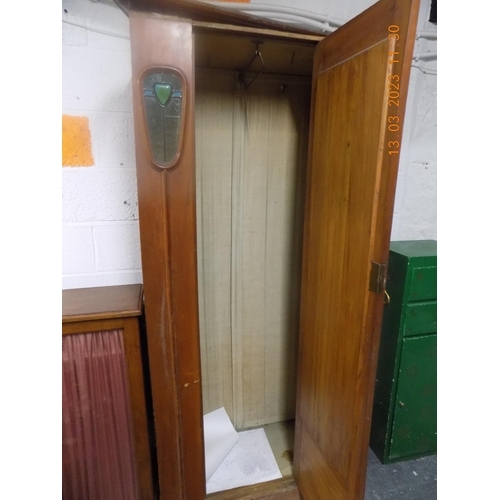 284 - Vintage Arts and Craft Wardrobe