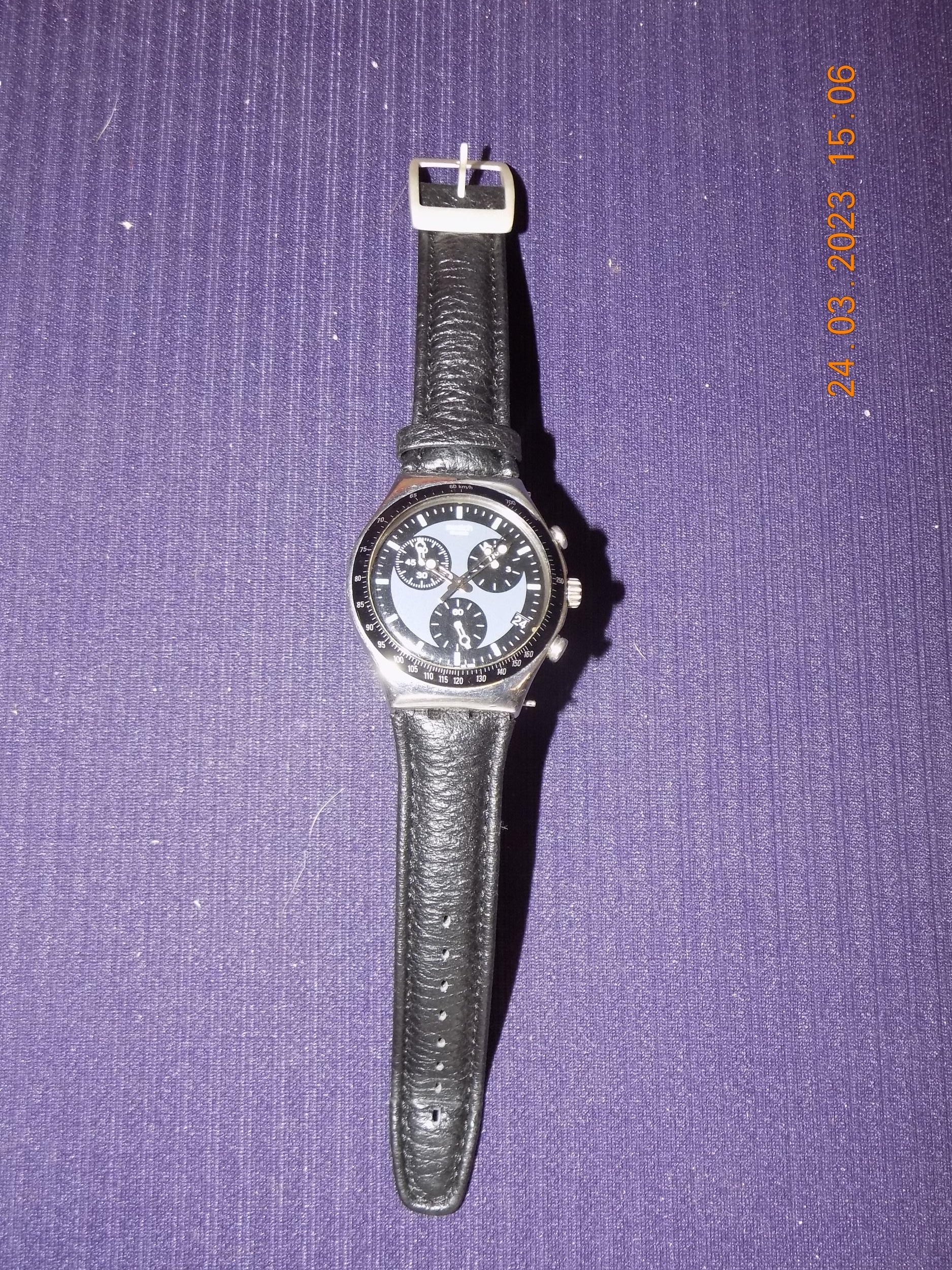 Vintage Swatch Watch Irony Chrono Windfall YGS410 from 1999