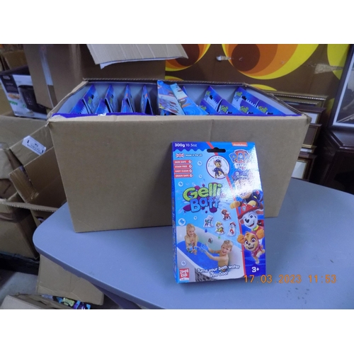 8 - Box of 17 Gelli Baff 'Paw Patrol'