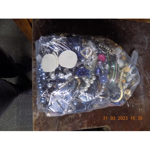 317 - Large Bag of Costume Jewellery