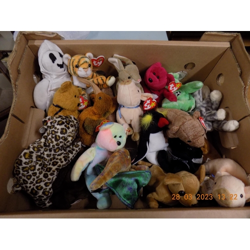 50 - Box of Beanie Babies