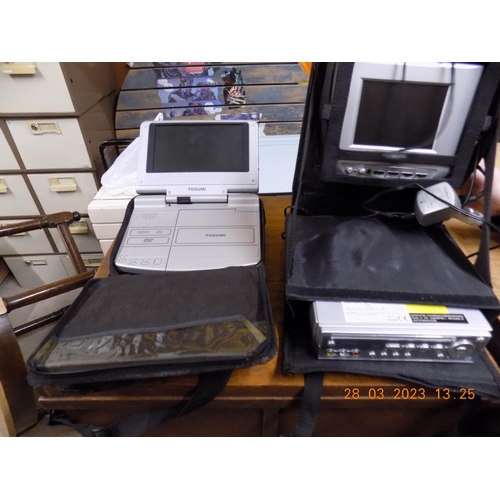 51 - 2 Portable DVD Players Tosumi & Goodmans