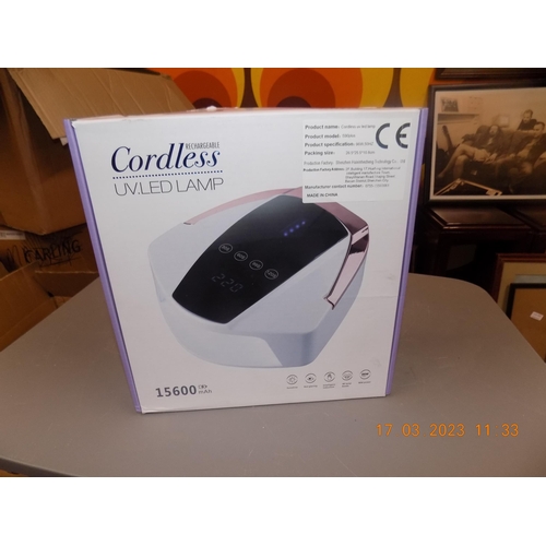 30 - New Cordless Rechargeable UV.LED Nail Lamp