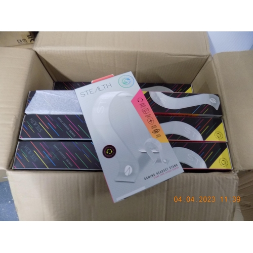 11 - Box of 14 Boxed Stealth Gaming Headset Stands