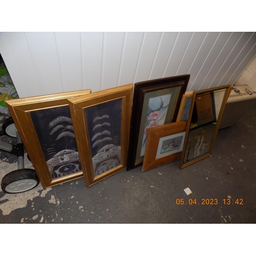 Selection of Pictures and Mirrors