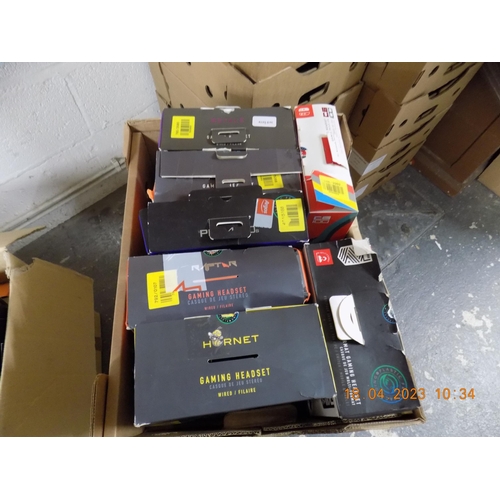 13 - Box of 7 Gaming Headsets