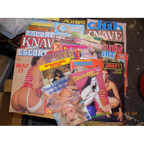 25 - Box of Adult Magazines