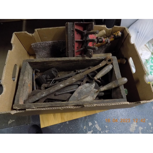 43 - Box of Vintage Tools