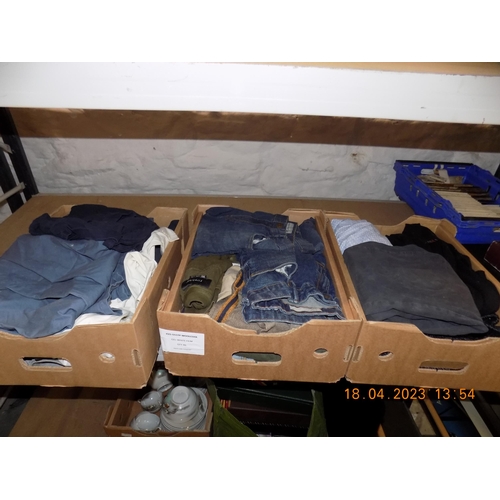 78 - 3 Boxes of Men's Clothing