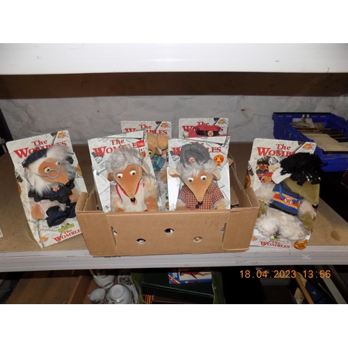 81 - Set of 6 First Love Original 'The Wombles' 1998 Bluebird Toys. Inc. Great Uncle Bulgaria