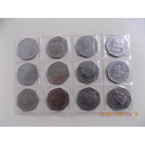 451 - Selection of 50p Coins. Including Olympics