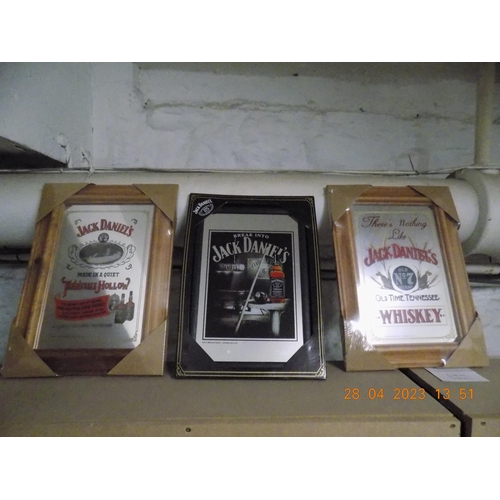 497 - 3 Jack Daniels Mirrors