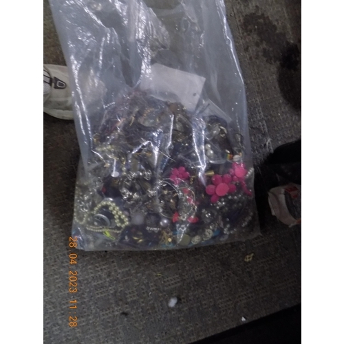 453 - Large Bag of Costume Jewellery