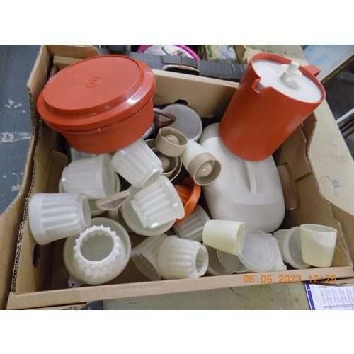 23 - Box of Vintage Tupperware