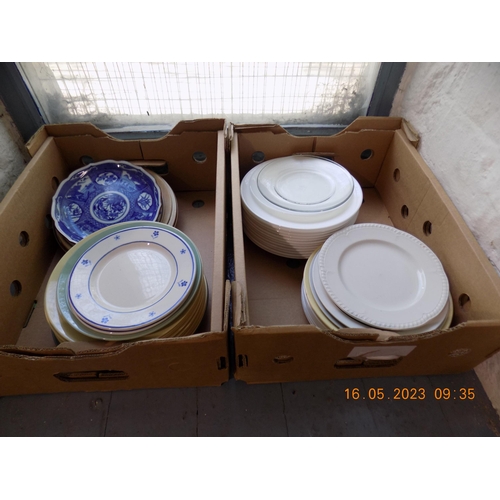 1 - 2 Boxes of Plates