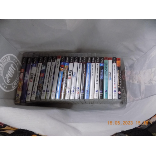 164 - Box of 22 PS3 Games