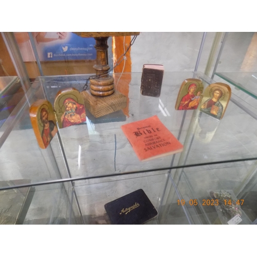 504 - Miniature Religious Items and Bible